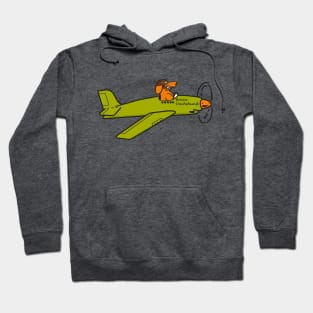 The Boxin Dachshund Flying Ace Hoodie